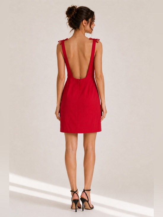 Gianni Bini Dresses & Skirts - Lilly Sisto for gianni bini Vibrant Red Dress Mini red summer sexy Sz10